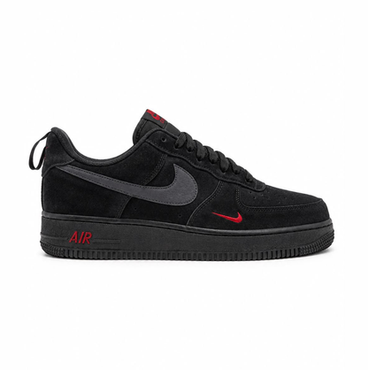 Nike Air Force 1 Low "Multi Swoosh Black/Crimson"