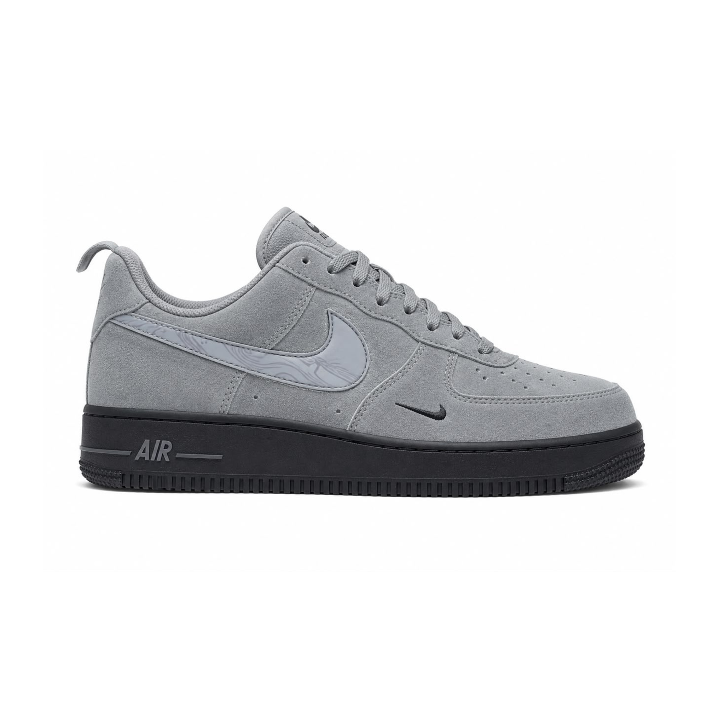 Nike Air Force 1 '07 LV8 Reflective Swoosh  Cool Grey