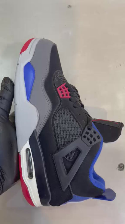 Jordan 4 Retro "black fire red"